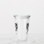 漂白お願い引用文美容師スタイリストサロン アクリルタンブラー (右)