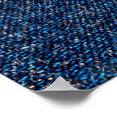 漂白された殿にオレンジの糸をつけた直縫い ポスター (角)