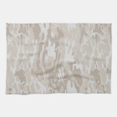 漂白された荒野迷彩柄 キッチンタオル (横)