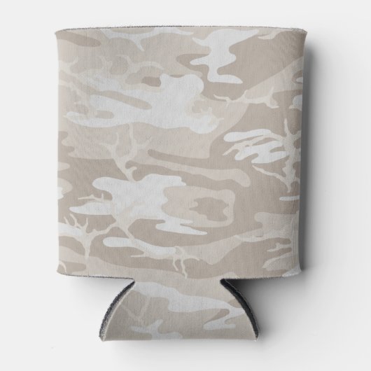 漂白された荒野迷彩柄 缶クーラー (正面)