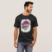 漂白されて恐れて行うとにかく花のスカルP Tシャツ (正面フル)