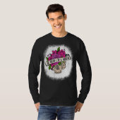 漂白されて恐れて行うとにかく花のスカルP Tシャツ (正面フル)