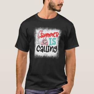 漂白した夏がScの最終日に先生を呼び出している Tシャツ