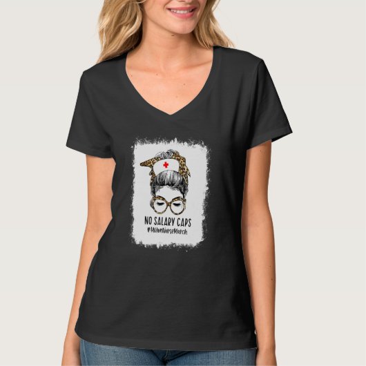 漂白なし給与上限メッシーバンナース統一されたNur Tシャツ (正面)
