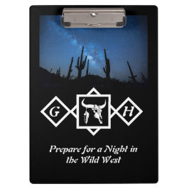 漂白ウィットブルスカルシルエットモノグラムフォト クリップボード