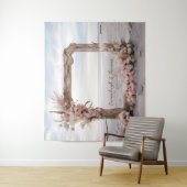 漂白エレガンスドリフトウッドスクエアフレーム タペストリー (インサイチュ)