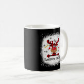 漂白カウンセラー分隊トナカイおもしろいクリスマス コーヒーマグカップ (正面右)