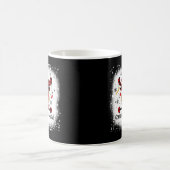 漂白カウンセラー分隊トナカイおもしろいクリスマス コーヒーマグカップ (中央)