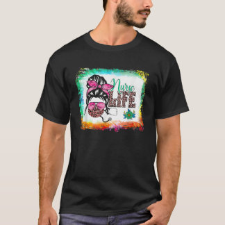 漂白カラフルメッシーヘアパンナースライフ Tシャツ