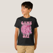 漂白ゲーム日乳がん認識度ピンクVol Tシャツ (正面フル)