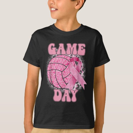 漂白ゲーム日乳がん認識度ピンクVol Tシャツ (正面)