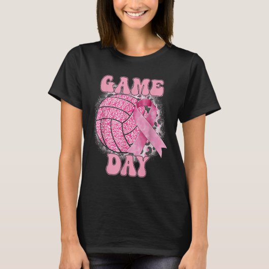漂白ゲーム日乳がん認識度ピンクVol Tシャツ (正面)