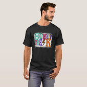 漂白サマーブレイク稲妻レオパード先生アン Tシャツ (正面フル)