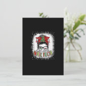 漂白サンタのお気に入りの爪、 ネイルテックMessy Bun Chri 招待状 (スタンド正面)