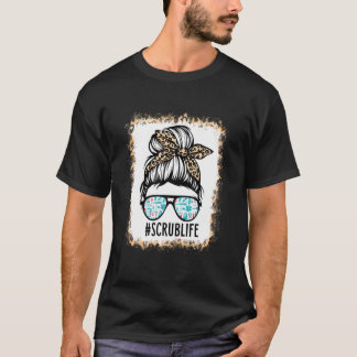 漂白スクラブライフメッシーパンナースライフ健康な車 Tシャツ
