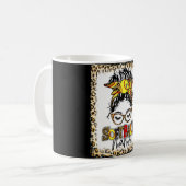 漂白ソフトボールマママメッシーバンゲームデイマザーズ コーヒーマグカップ (正面左)