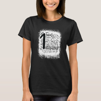 漂白タイポグラフィ1年生先生バック Tシャツ