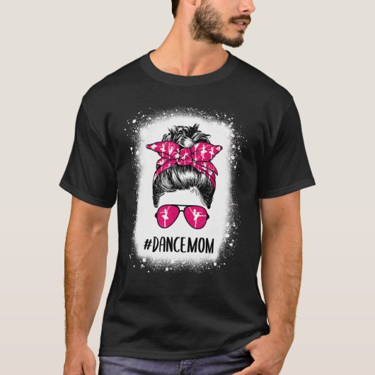 漂白ダンスママ人生メッシーバンバレエ踊り Tシャツ (正面)