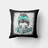 漂白ディサウトノミアウォリアメッシーパンターコイズ クッション (裏面)