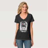 漂白ナース母の生活メッシーバンヘアサングラス Tシャツ (正面フル)