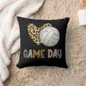 漂白バレーボールゲームデイビーブバレーボールママ クッション (ブランケット)