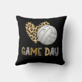 漂白バレーボールゲームデイビーブバレーボールママ クッション (裏面)