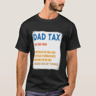 漂白パパ税定義おもしろい男性父の日 Tシャツ