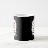 漂白パラプロ分隊トナカイおもしろいChr コーヒーマグカップ (中央)
