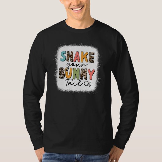 漂白ヒョウあなたのバニーテールベビーガールE Tシャツ (正面)