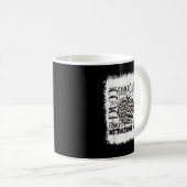 漂白ヒョウ教育コーチタイポグラフィTe コーヒーマグカップ (正面右)