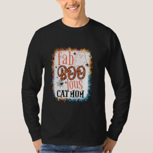 漂白ファボラス猫ママHalloweenコスチューム猫M Tシャツ
