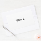 漂白ボトルラベル 長方形シール (封筒)