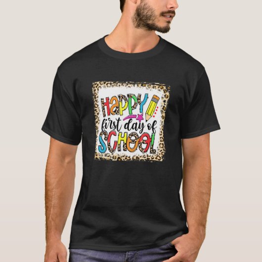 漂白ボホ幼稚園の最初の日に戻る Tシャツ (正面)