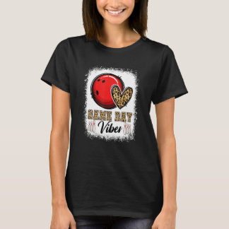 漂白ボーリングゲームデイビベスボーリングママゲームD Tシャツ