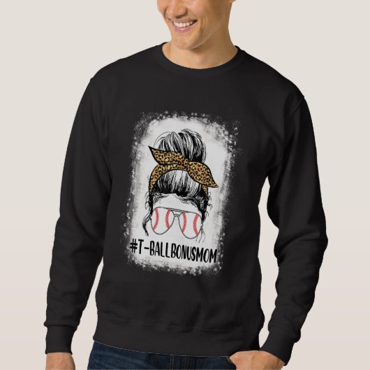 漂白ボール賞与ママ人生めちゃくちゃなBun Leopard Sof スウェットシャツ (正面)