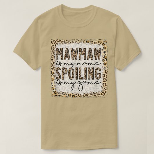 漂白マウマウは私の名前はスポイリングは私のゲームのマウ Tシャツ (デザイン正面)