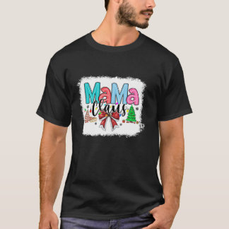 漂白ママクロースクリスマスコケットサンタボウ Tシャツ
