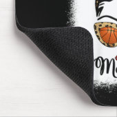 漂白ママ生活散らかったバンバスケの髪モテ マウスパッド (コーナー)