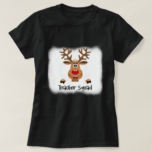 漂白先生スクワッドトインデアおもしろい先生Chri Tシャツ (デザイン正面)