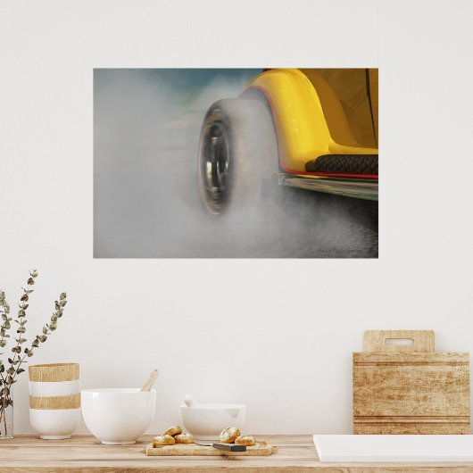 漂白剤の入った箱で ポスター (キッチン)