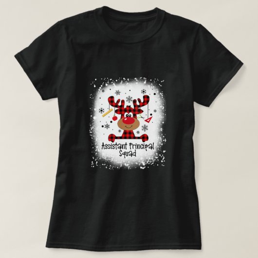 漂白副主席分隊トナカイおもしろい Tシャツ (デザイン正面)