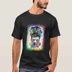 漂白応援ママmessyバンヘアサングラスタイD Tシャツ