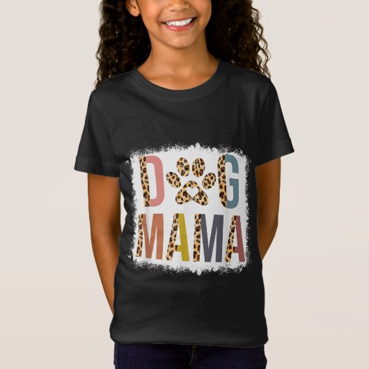漂白犬マママヒョウ&ボホマライフマザーズ Tシャツ (正面)