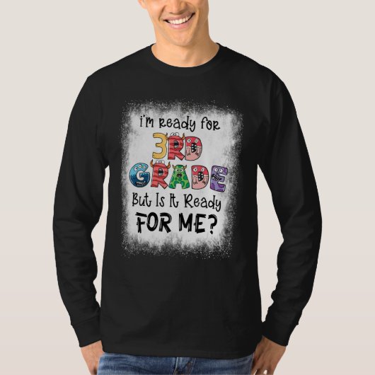 漂白私は3年生の準備ができているが、準備ができているF Tシャツ (正面)
