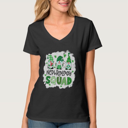漂白腎臓病分隊グノミーSt patricks day Tシャツ (正面)