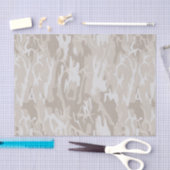 漂白荒野迷彩柄 薄葉紙 (クラフト)