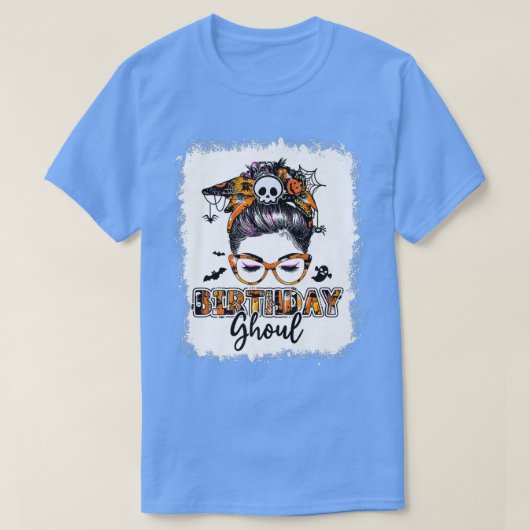 漂白誕生日グオールメッシーパン誕生日ハロー Tシャツ (デザイン正面)