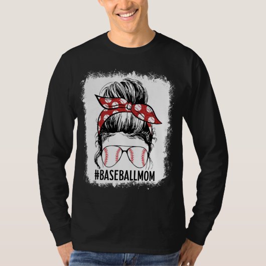 漂白野球ママ乱交バンゲームデー母 Tシャツ (正面)