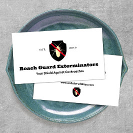 漂白駆除剤の害虫駆除 名刺