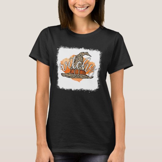 漂白魔女ヒョウ帽子ベーシック魔女 Tシャツ (正面)